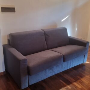 Divano letto matrimoniale con rete Lampolet