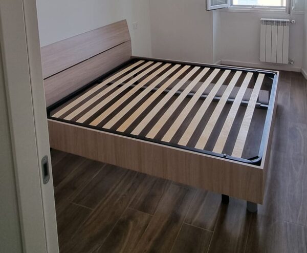 Letto con rete a doghe colore Olmo - immagine 2