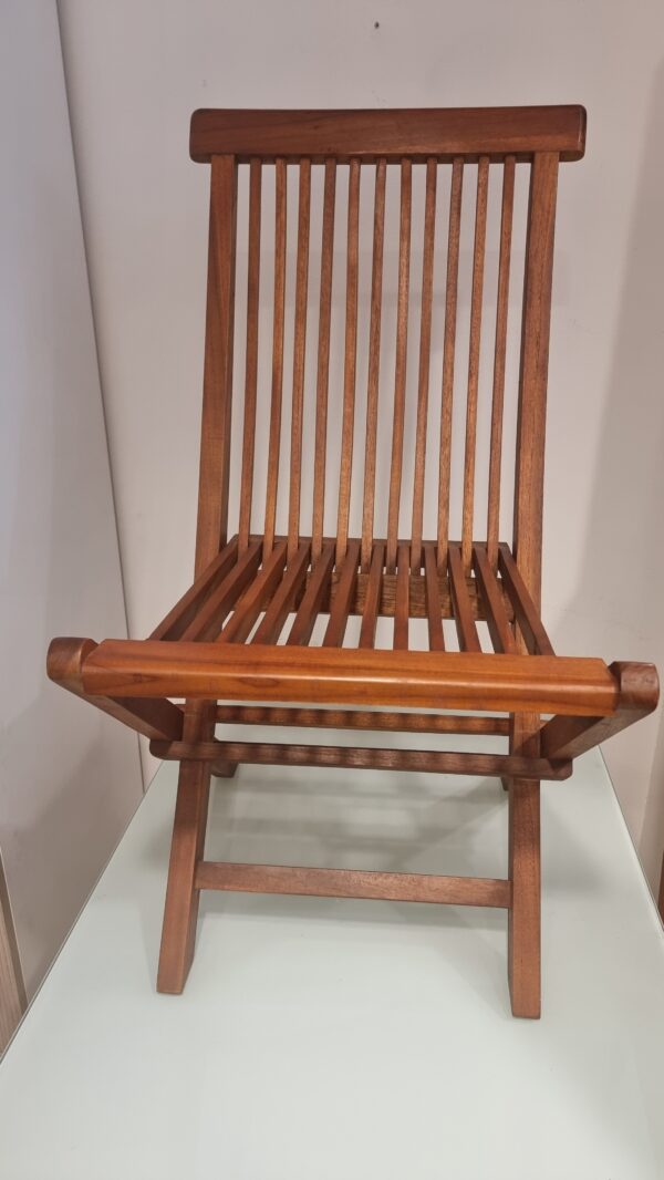 Gruppo 6 sedie apri/chiudi Teak