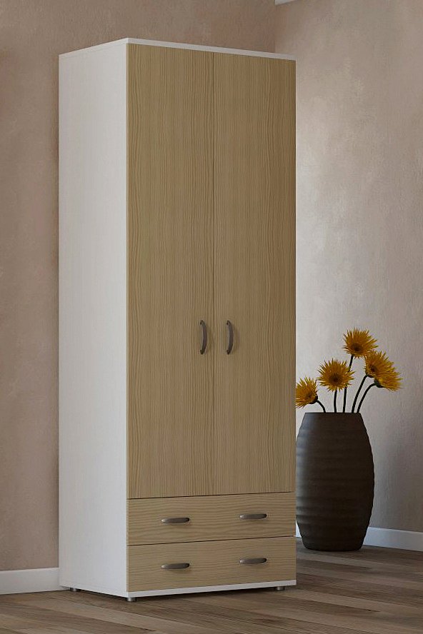 Armadio H207 2 ante e 2 cassetti