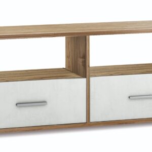 Porta Tv 2 cassetti + 2 vani a giorno