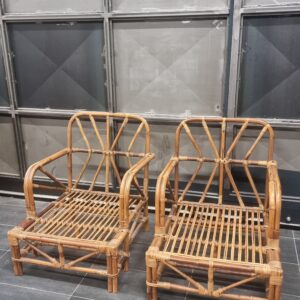 Coppia poltrone vimini