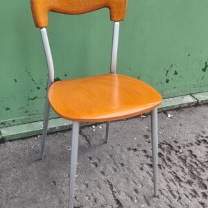 Sedia ciliegio/metallo